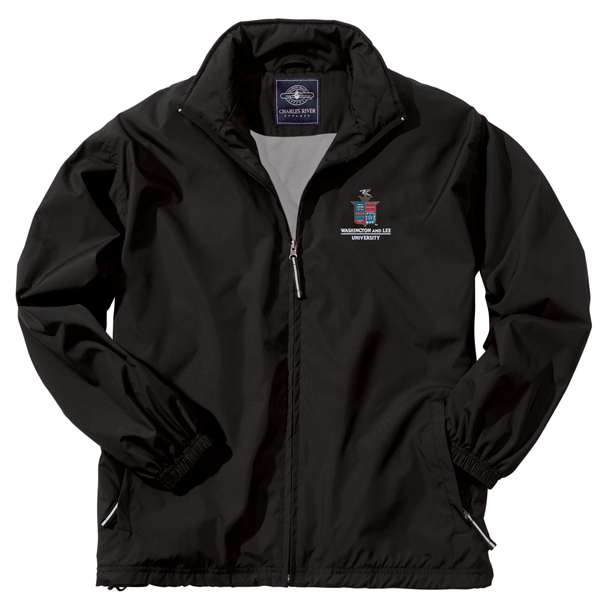 Charles River Triumph Windbreaker, Black | Washington and Lee ...